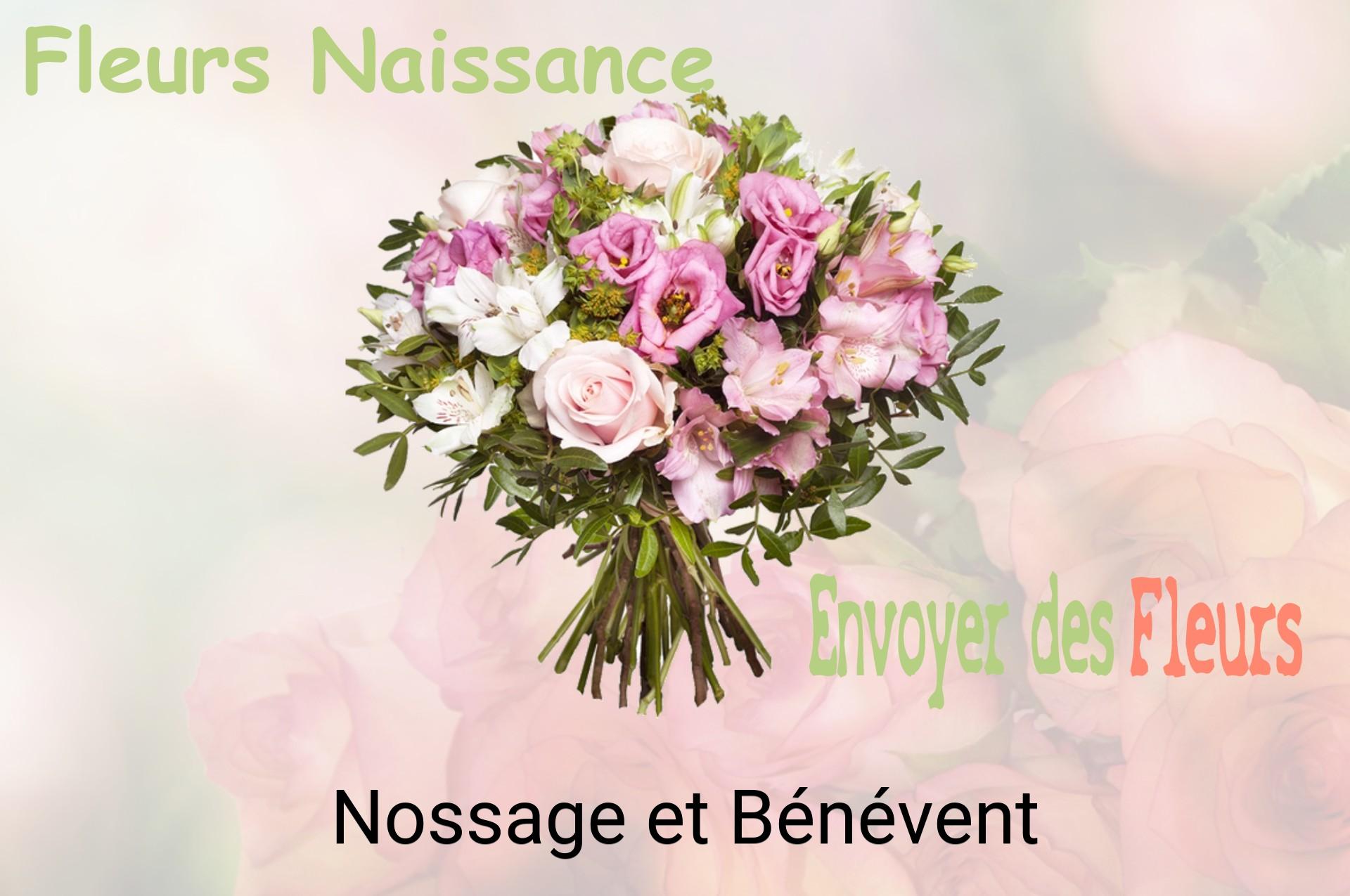 Bouquet de fleurs de naissance livré à Nossage-et-Bénévent
